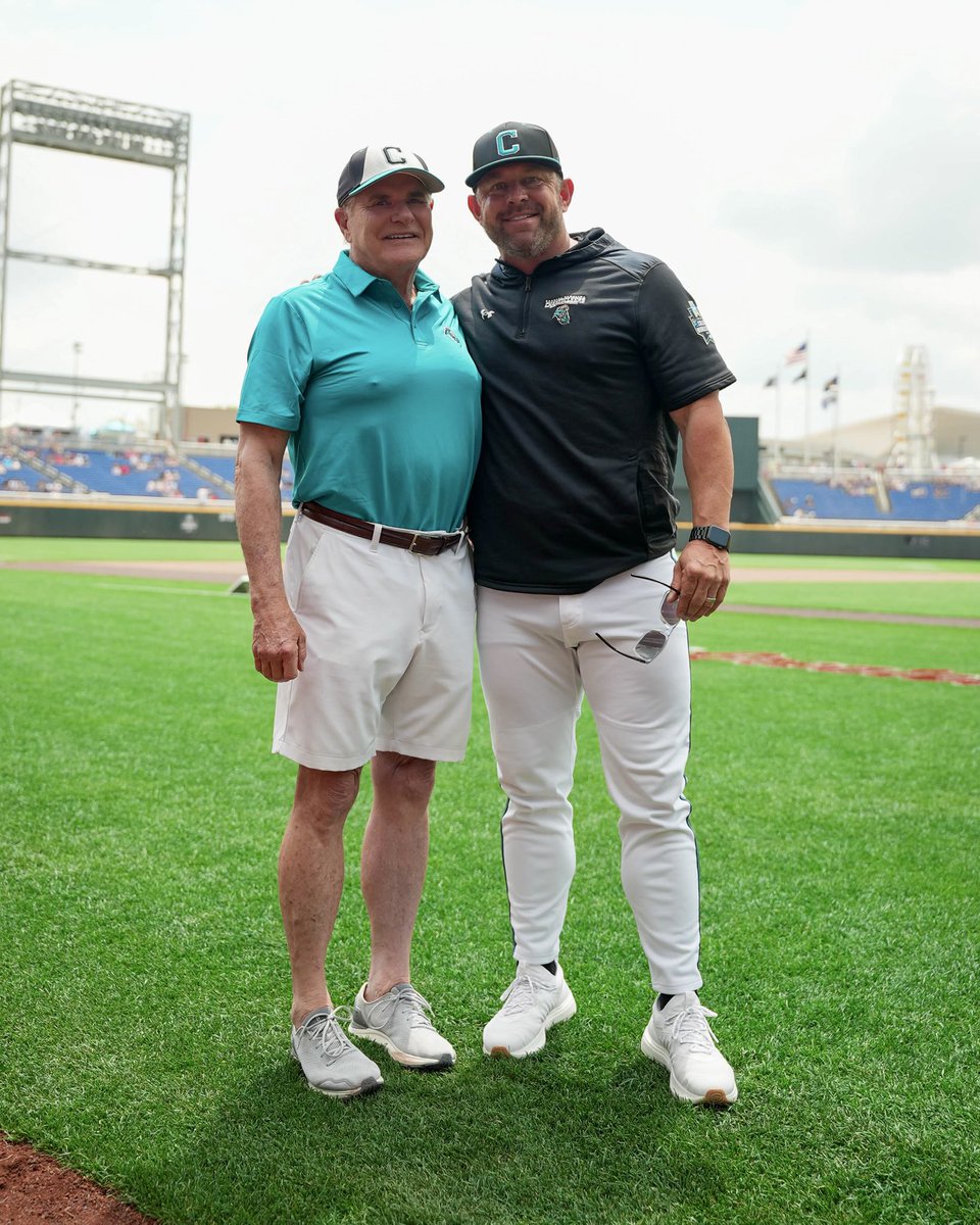 Joe Moglia (@coachjoemoglia) on Twitter photo Thanks @kschnall9 for inviting me into the dugout for the <a href="/CoastalBaseball/">Coastal Carolina Baseball</a> #collegeworldseries opener. Great win! Let's beat Oregon State tonight #ChantsUp! Thanks @kschnall9 for inviting me into the dugout for the <a href="/CoastalBaseball/">Coastal Carolina Baseball</a> #collegeworldseries opener. Great win! Let's beat Oregon State tonight #ChantsUp!