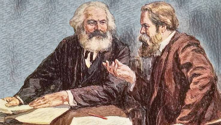 Feliz día a los padres del socialismo científico, Marx y Engels.