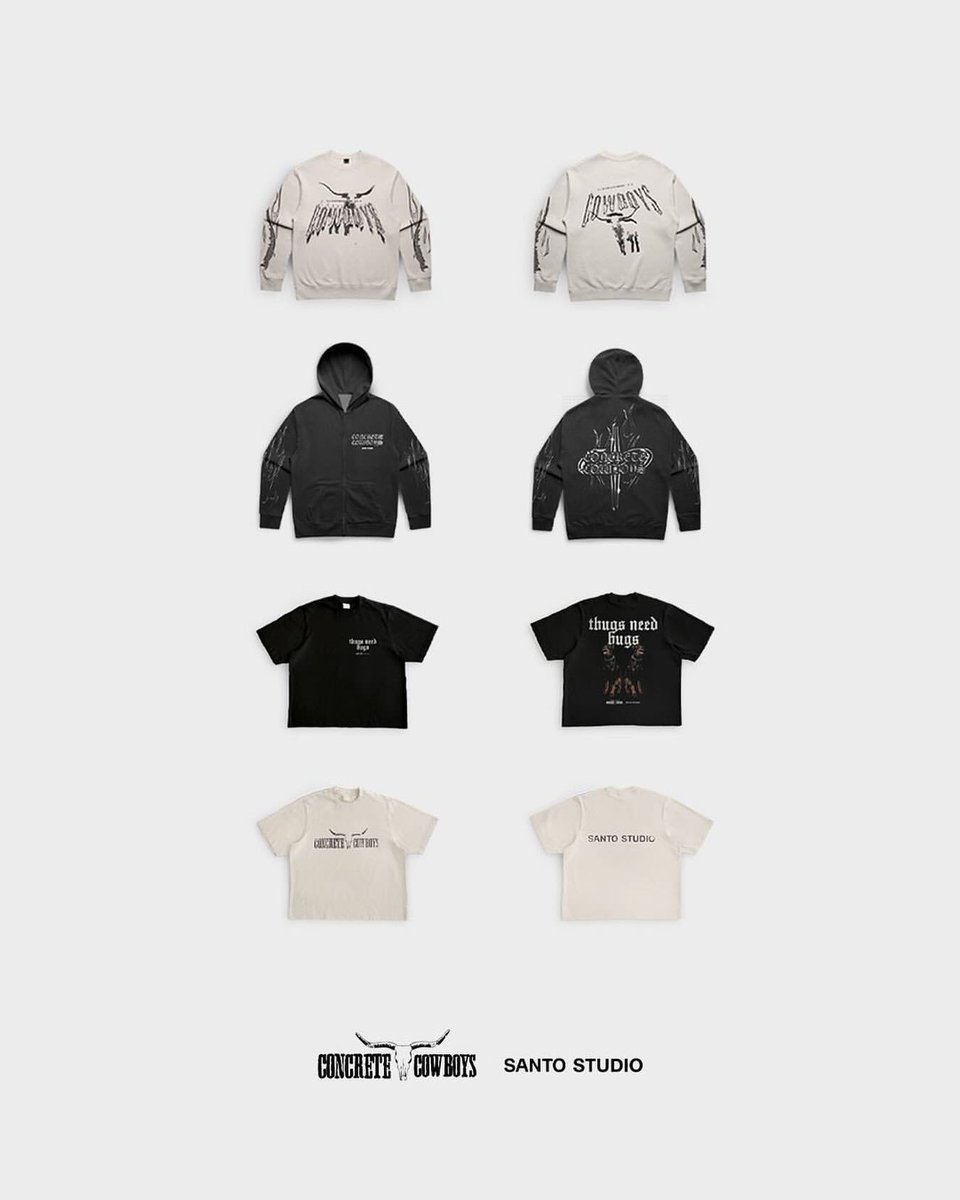 Concrete Cowboysfor <a href="/Santo__Studio/">Santo Studio</a> 
Exclusively available online at SantoStudio.com