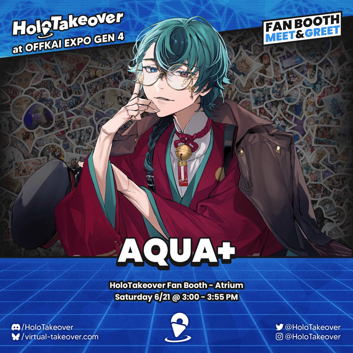 ⚠️Warning⚠️

Steamtech Android 19-1 has just landed at #OffKaiGen4 !

Come have tea with <a href="/AQUA191V/">AQUA+ 🔻⚙️ OFFKAI ✈️</a> at the HoloTakeover Fan Booth on Saturday @ 3PM!
