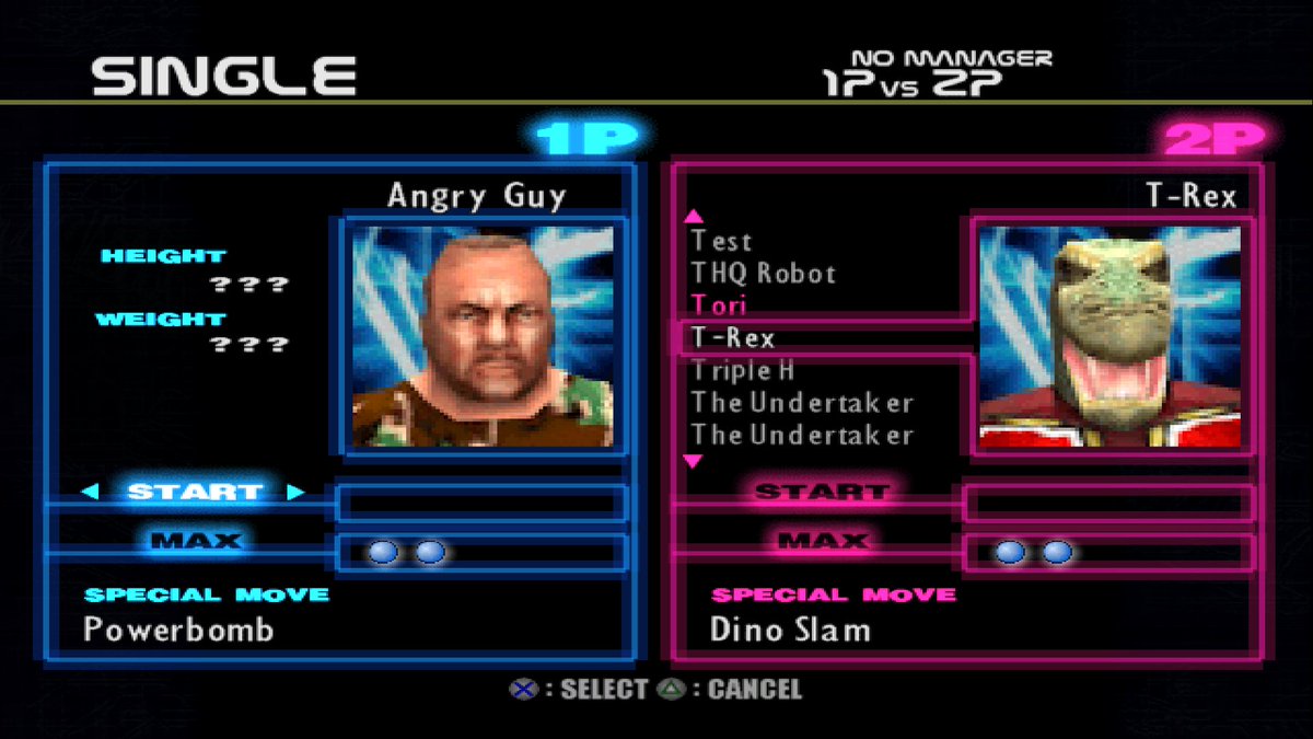 AlexMarkle's tweet image. Going live with the WWF Smackdown! 2: Standard CAWS Tournament. I put a lot of custom stuff in this like portraits, SD1 heads, and even SD1 entrance animations. This will definitely be a long stream so we'll see if I can finish it in one stream or not.
twitch.tv/yumboy11