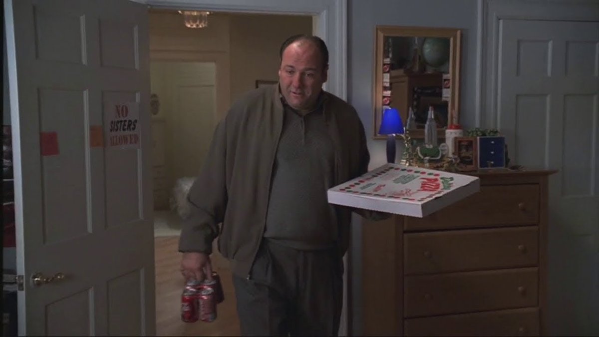 gabagoolmarx's tweet image. Tony Soprano put on an absolute masterclass on how to be good dad. Happy Father’s Day!