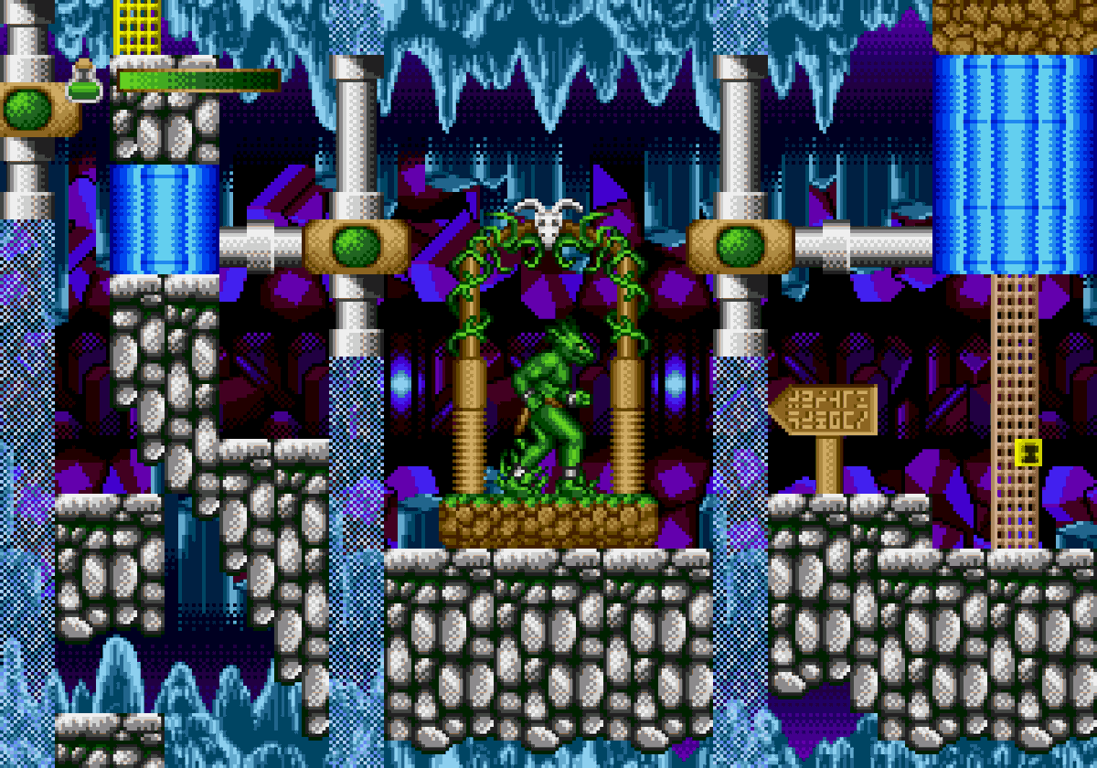 Although the game is far from being in a state sufficient to have gameplay shown in a video, some screenshots are worth showing. I'm refining the character's movements and enhancing the graphics to incorporate dithering in a way that pleases me.
#MegaDrive #SGDK #SEGAGenesis