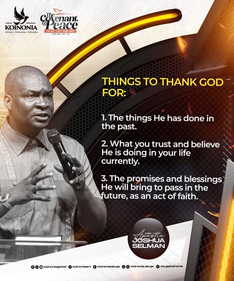 koinoniaeni's tweet photo. #ApostleJoshuaSelman 
#TheCovenantOfPeace
#ThePathToRestRoundabout
#KoinoniaAbuja
#KoinoniaGlobal https://t.co/OAx4ki3lPl
