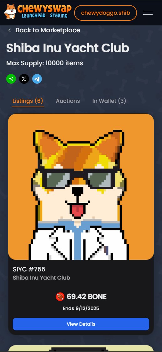 ChewySwap's tweet photo. worked with @woofswap to get these really cool customizable shiboshis-inspired NFT's working on the marketplace! #SIYC customize and mint: https://t.co/H0uePlE5Fv then list + trade on the marketplace https://t.co/At975wFiNC #SHIBARY #Shibarium $CHEWY https://t.co/bfETaXRJ8P