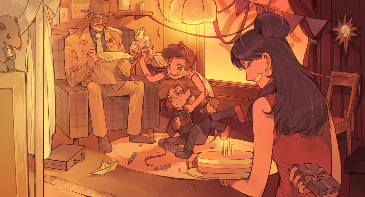 this_is_evelyn_'s tweet photo. hbd🥹🎂🎂🎂🎉🎉🎉#GravityFalls #StanleyPines #StanfordPines https://t.co/QDfZWn3qIB