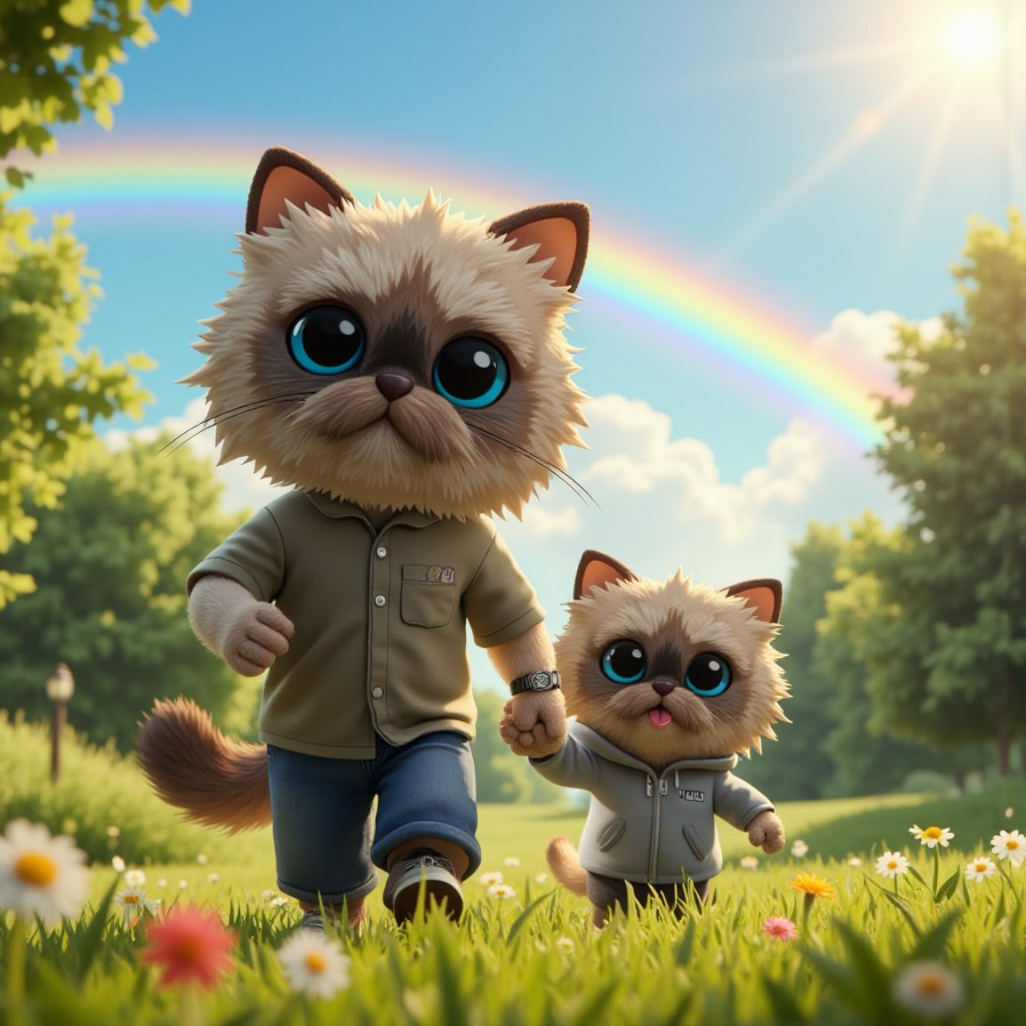 Happy Father's Day to all the giga based dads out there 😼💙🐾