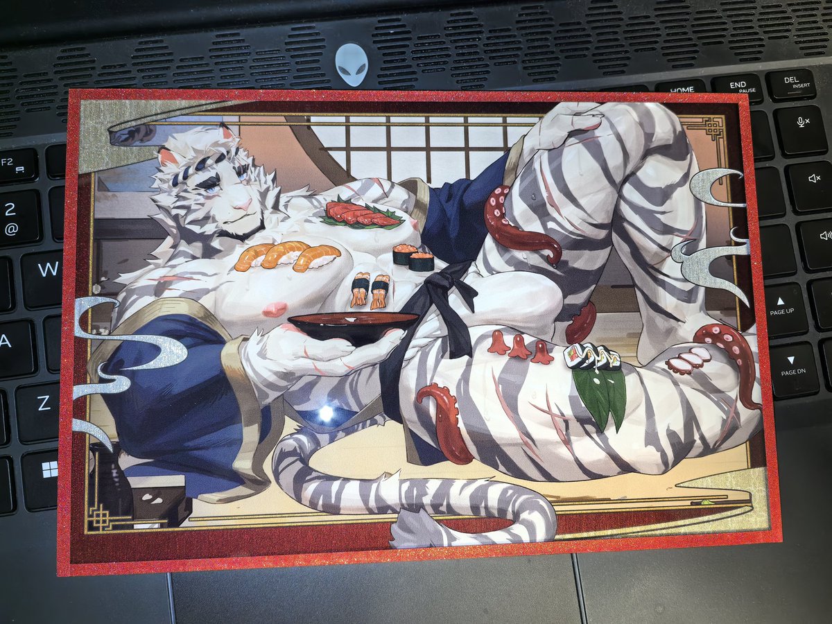 LAYFU HASH 莱福哈什 (@layfuhash) on Twitter photo #アークナイツ #Arknights #Mountain #furry
Mountain got a job at a sushi place... not exactly a proper job though.🍣
Doctor, where are your eyes wandering? You know it’s more sincere to look someone in the eyes when you speak~
FANART PRODUCT DESIGNED AND PRODUCED BY <a href="/layfuhash/">LAYFU HASH 莱福哈什</a> #アークナイツ #Arknights #Mountain #furry
Mountain got a job at a sushi place... not exactly a proper job though.🍣
Doctor, where are your eyes wandering? You know it’s more sincere to look someone in the eyes when you speak~
FANART PRODUCT DESIGNED AND PRODUCED BY <a href="/layfuhash/">LAYFU HASH 莱福哈什</a>