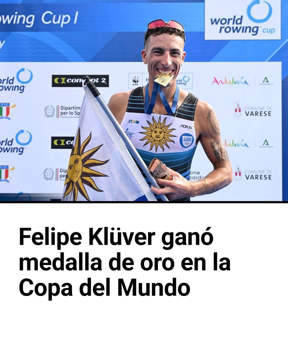 Felipe Klüver ganó medalla de oro en la Copa del Mundo