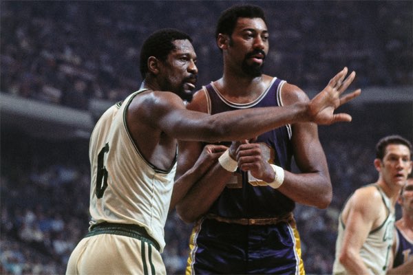 GOAT is Russell or Wilt. 

Not MJ or LeBron.