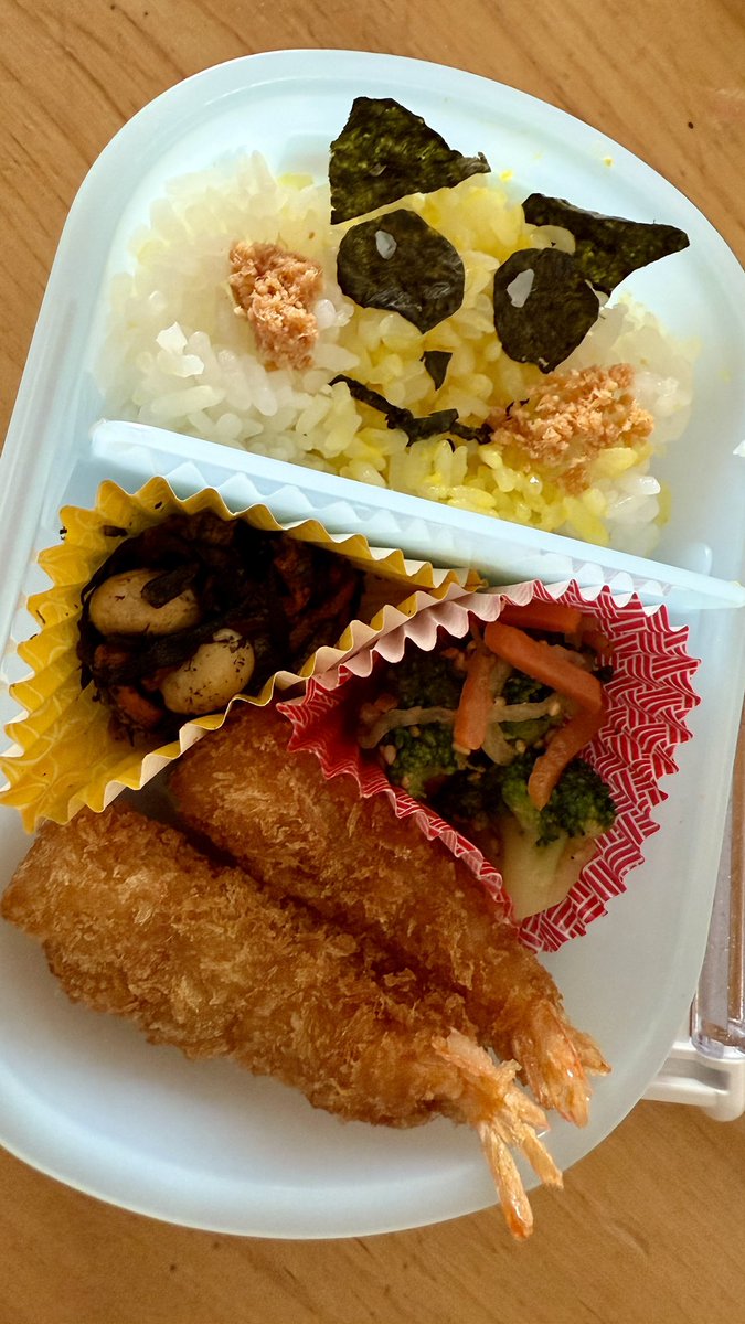 PK_HIDE's tweet image. 5歳の娘にお弁当作ったら‥
なんか、イメージと違うものできた
これはキャラ弁？