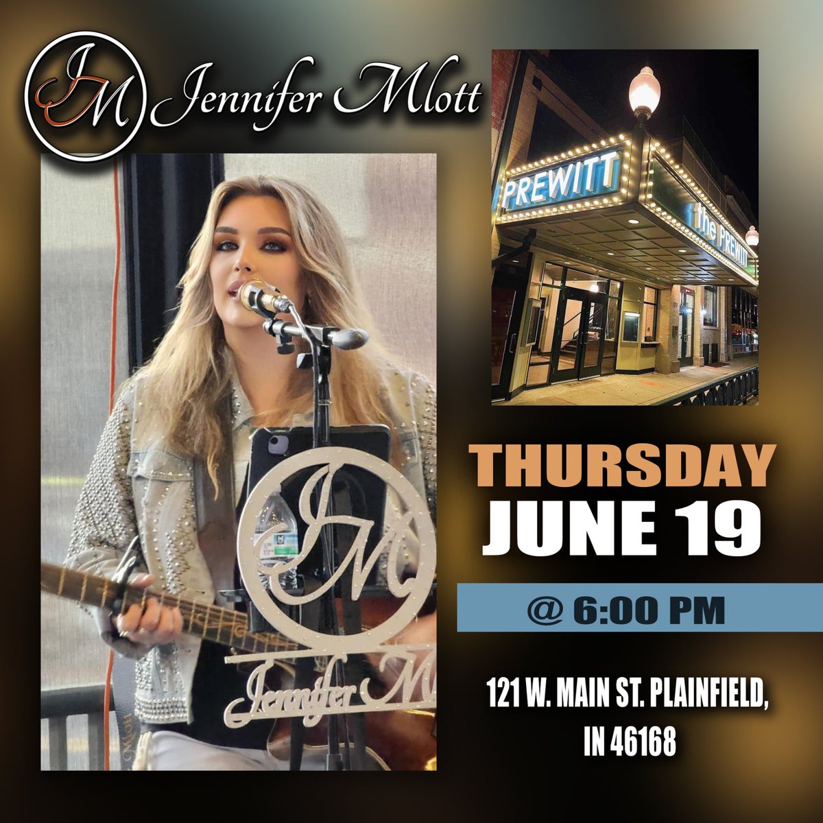 JenniferMlott's tweet image. Three Epic Shows this week! I’ll be playing in Plainfield and Westifeld! Here’s where you can catch a show!
☀️ Thursday- The Prewitt Plainfield- 6PM
☀️ Friday- Crate Escapes Westfield- 6-9PM
☀️Sunday- Urban Vines Winery & Brewery Westfield 3-6PM!
#jennifermlottmusic