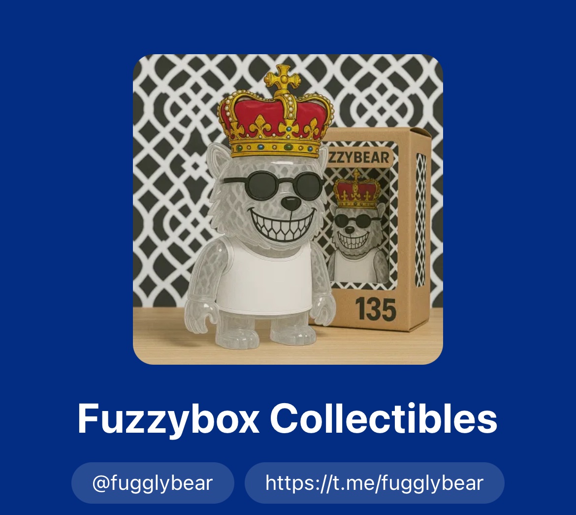 BAERableguy321's tweet photo. The OG FuzzyBox Collectibles ..
Buy 10 for an exclusive white list on our next collection. Fuzzy box holders wil get a free mint per FB NFT they hold. 
https://t.co/UbqyWPNsB9 https://t.co/pdlXOfJPbl
