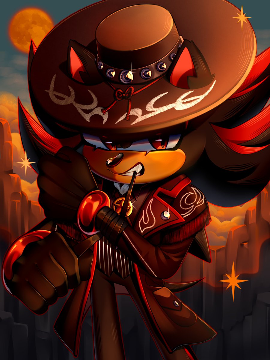 HoshiHaemon's tweet image. Outlaw Shadow in the wild ‼️⭐️
#SonicTheHedgehog #ShadowTheHedgehog