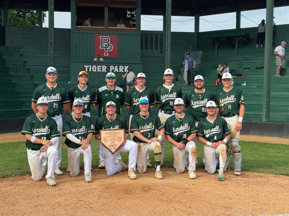 MarshallAs's tweet photo. 2025 Belle Plaine TigerTown Champions.  #StraightAs https://t.co/AwZMwfCjme