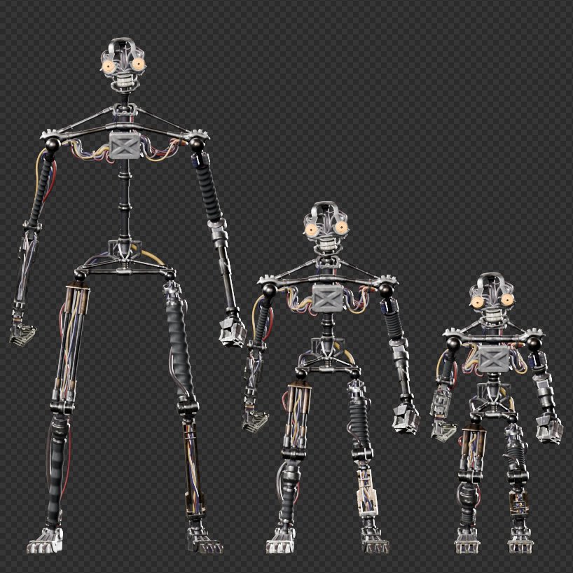 I think people don't understand this model's true ability to change size and body

this guy REALLY CAN fit into ANY costume