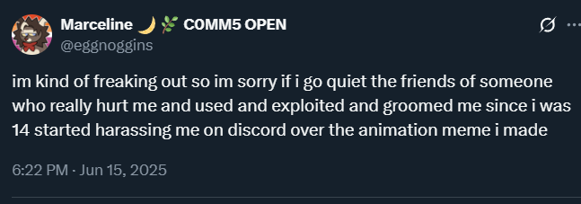 shinypaww's tweet photo. this is my "harassing" btw if anyones curious. im not letting her keep spreading stupid shit and getting away with it https://t.co/xL981QpFhy
