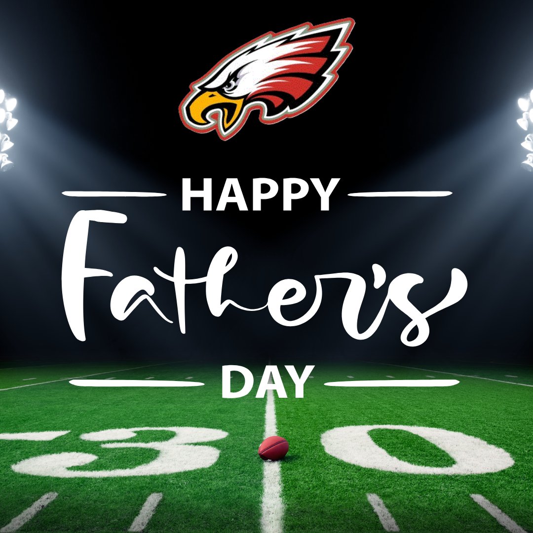 Happy Father’s Day to all our incredible Eagle dads, stepdads, grandpas, and father figures! 🦅

Whether you're cheering in the stands, offering guidance, or making those early morning drives — your love, support, and sacrifice mean everything.

Thank you for showing us what it