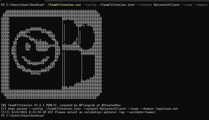 Cloud_Breach's tweet photo. 🚨 TeamFiltration by @flangvik: A powerful O365/EntraID post-breach tool, now used in the wild!
🧠 Features:
- Teams/OSINT enum
- FireProx spraying
- Token exfil (AAD, OneDrive, Teams)
- OneDrive backdoors
💀 Used in SneakyStrike campaigns!
🔗 https://t.co/31mhQ1naTg
#CloudBreach #OSINT #ThreatIntel #CyberSecurity #RedTeam #BlueTeam #CloudSecurity #InfoSec #O365 #AzureAD #EntraID #APT #PasswordSpray #ThreatIntel #Pentest
