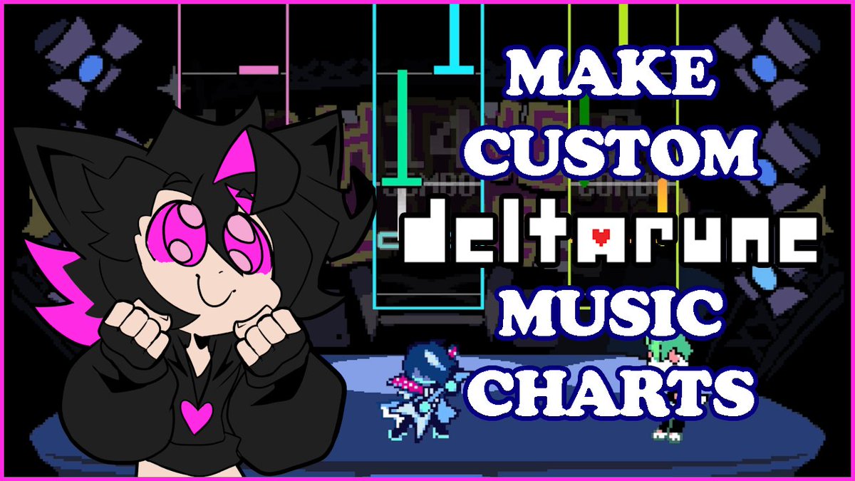 I've seen people asking me how to make custom charts in DELTARUNE. So here is a quick video of the basics. Enjoy charting! 

Link in Reply!