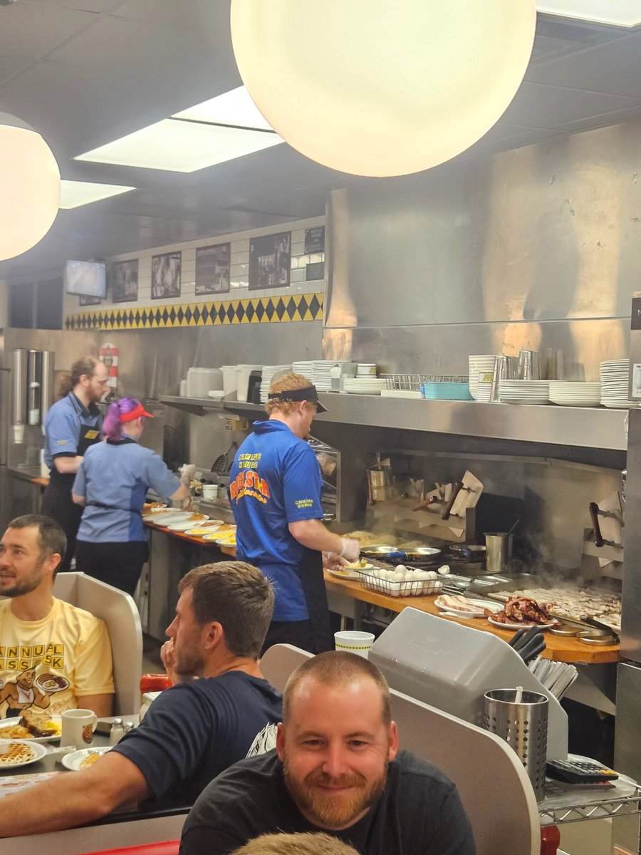 jschatz915's tweet photo. Yo @WaffleHouse 
Your crew in Arlington, TN was amazing for our 3rd annual a.s.s. 5k
#wafflehouse #f3nation https://t.co/2dadoG5H9t