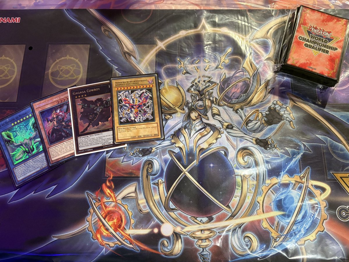 timroterackete's tweet image. German Nationals Results
8-3-1 record, got exactly 128th lmao
Loss to Fire King, i missplayed G3
Loss to Maliss, G3 no Handtraps
Loss to Maliss (Mistaken arrest is fair and balanced)
Draw against 60 card Tear, i missplay G1
List felt solid, i am just bad.
Side looks giga cursed