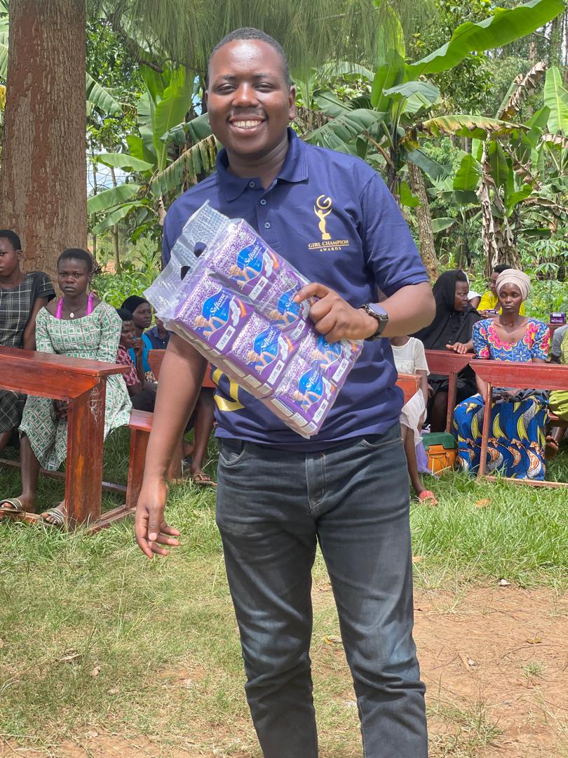 In my hands is more than just a pack of pads; it’s dignity, opportunity and freedom.

No girl should ever feel shame or miss school because of her period.

Let's keep breaking barriers and create a period-friendly world.
#Hike4GirlsUg
#EndMenstrualStigma