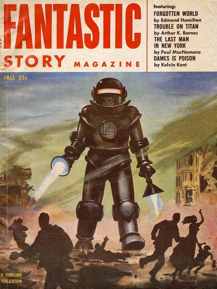 Fantastic story magazine #scifi #1950s
