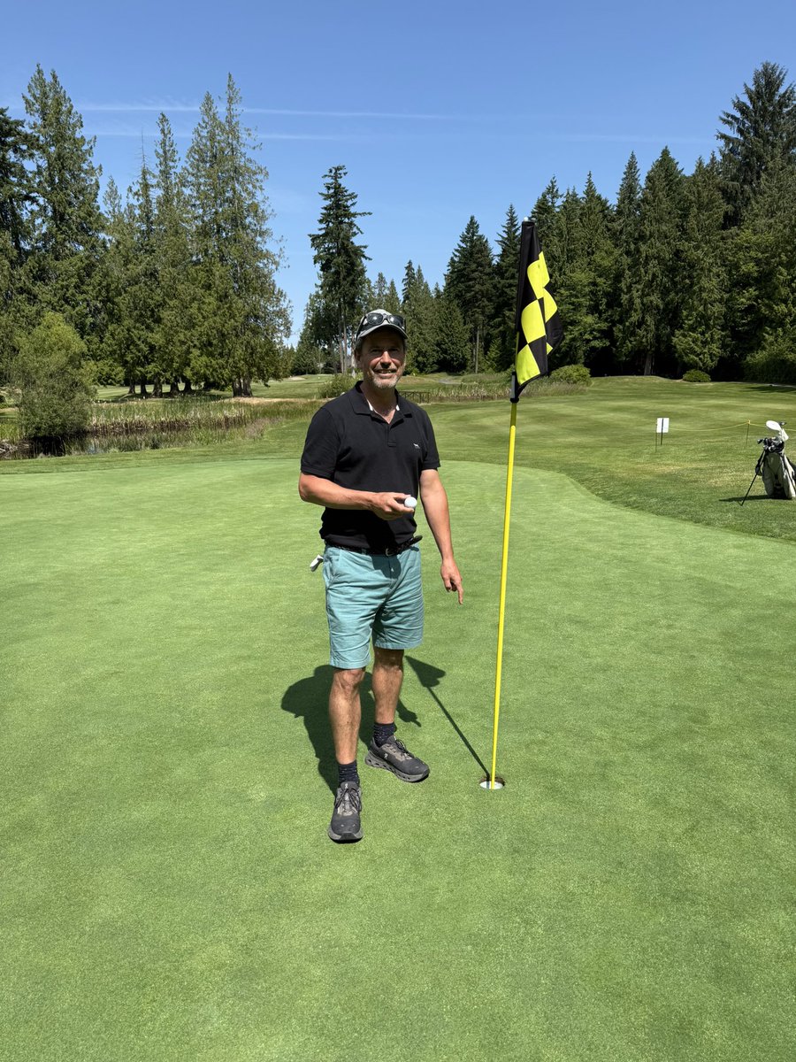 Great to have my dad and son out on the golf course on Father’s Day. Three generations. Lucky. Thankful. 

And I had a hole-in-one on the 4th at Morningstar Golf Course. A five-iron from 185 yards.