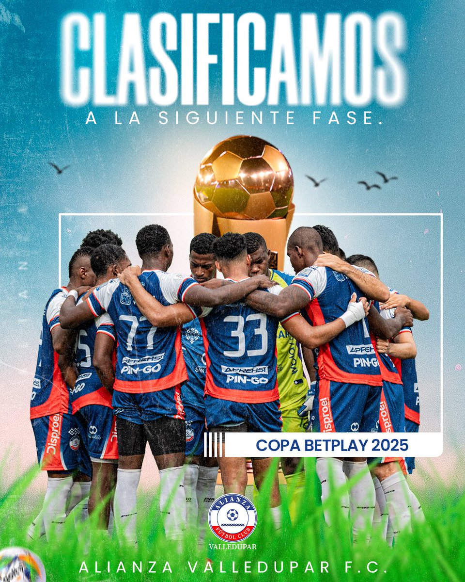 ¡CLASIFICAMOS! 🔥💪🏼

¡Estamos en la siguiente fase y vamos con todo por la gloria! ⚽️

Gracias, hinchada hermosa, ¡esto es por y para ustedes! 🤩

#TierraDeReyes🔵⚪🔴