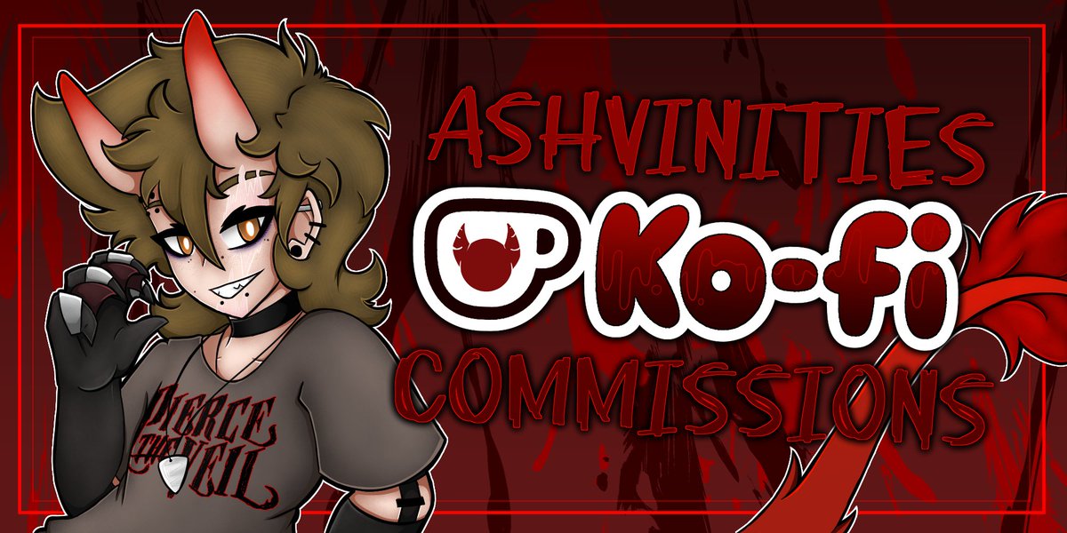 ashvinities's tweet image. MY COMMISSIONS ARE OPEN!
─── ⋆⋅☆⋅⋆ ─── 
🩸 - ko-fi.com/ashvinities/co… - 🩸