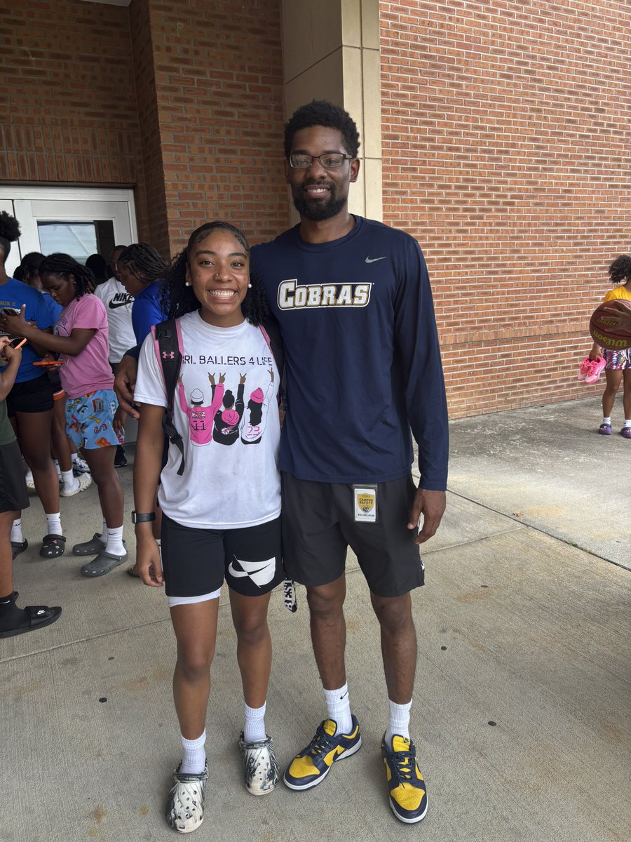 I had a great time at <a href="/Coker_WBB/">Coker Women's Basketball</a> basketball camp today! Thank you <a href="/Melissa_DeVore/">Melissa DeVore</a> and Coach P!!