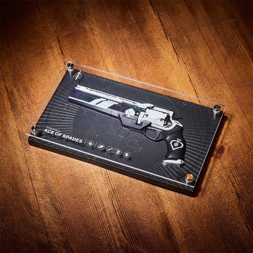 piecesofskrap's tweet photo. I just received Destiny Exotic Armory Collection ‘Ace of Spades’ Hand Cannon Replica Weapon | Default Title from smolmuffinbrat via Throne. Thank you! https://t.co/2KKQ9QmUYT #Wishlist #Throne https://t.co/8Xmx3VdG1z