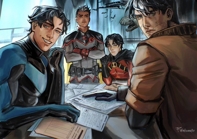 Im so burned out with exam so I finished this hhh #batboys