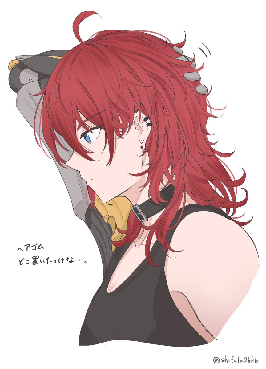 #軽い気持ちで描いたら思った以上に反響があった絵
髪下ろしルカくん