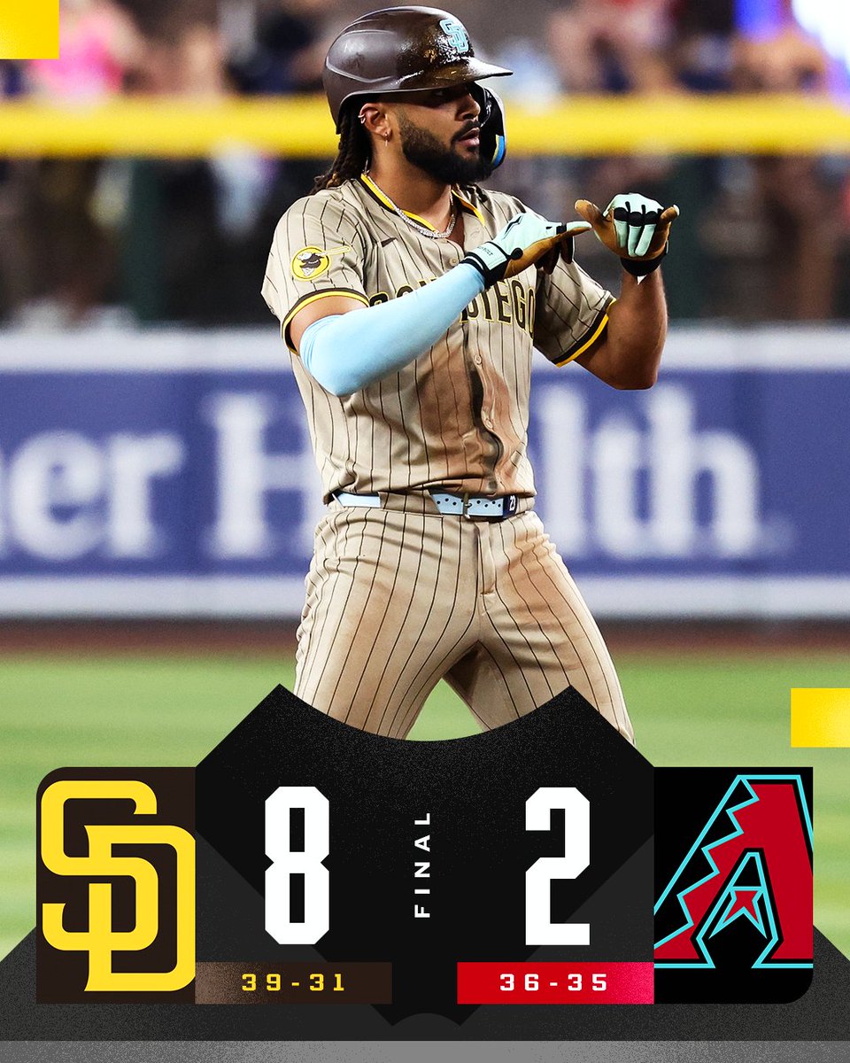 MLB (@mlb) on Twitter photo Fernando Tatis Jr. goes 4-for-5, Nick Pivetta strikes out 9 over 7 innings as the <a href="/Padres/">San Diego Padres</a> salvage the series finale. Fernando Tatis Jr. goes 4-for-5, Nick Pivetta strikes out 9 over 7 innings as the <a href="/Padres/">San Diego Padres</a> salvage the series finale.