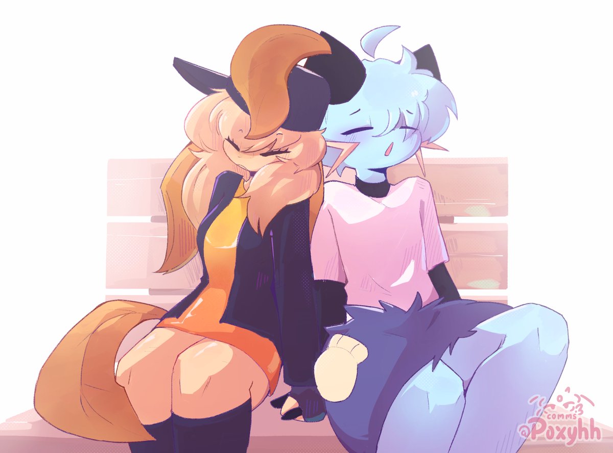 Leafeon x Dewott couple 🩷
#illustration
