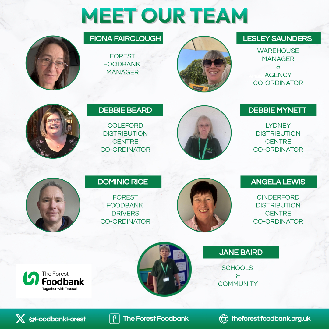 👋 Meet the team behind Forest Foodbank – from the manager to our warehouse crew, drivers, centre coordinators &amp; schools lead – plus amazing volunteers!

They keep it running with care, dignity &amp; community spirit. 💚

#ForestFoodbank #FeedingTheForest #MeetTheTeam #Community
