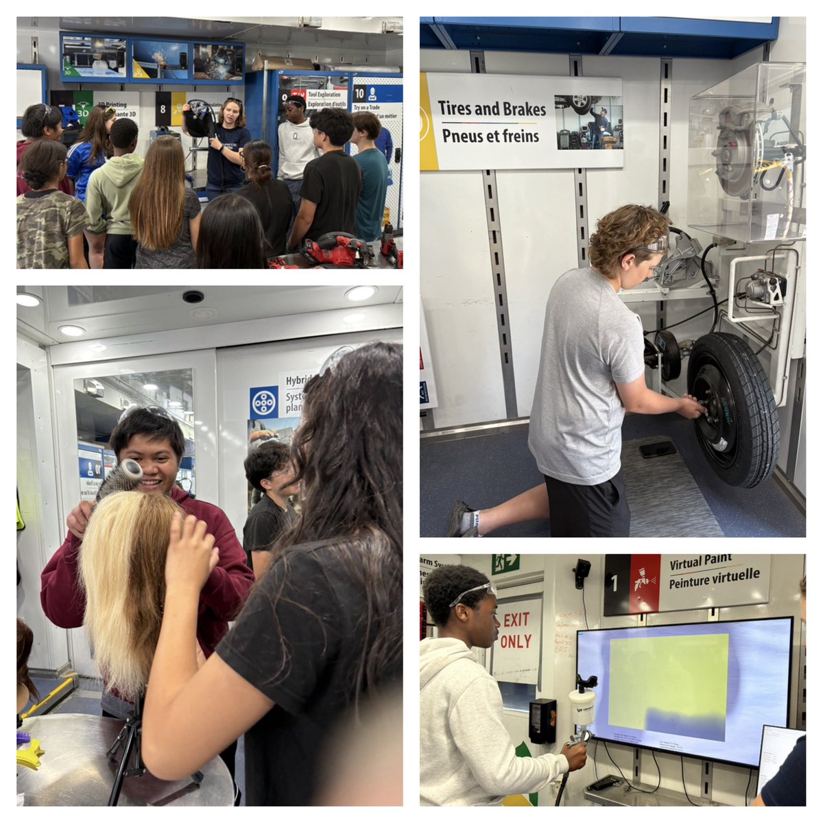 The BIGGEST surprise of the day was being able to visit the Tech Truck! 🤩 
@C3Room @SkillsCanadaOntario🇨🇦  It’s been a week and my crew are still talking about it! It’s amazing how things change once you know what’s really out there for opportunities. ✅