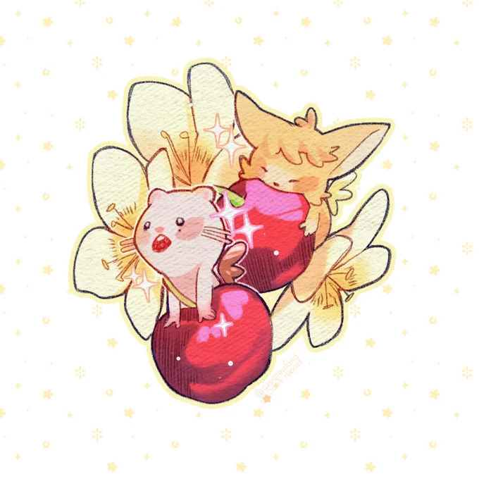 Hi~ Im Rei I started to draw them like a year ago, and I don't have so much for now, but I'm so excited to draw more
