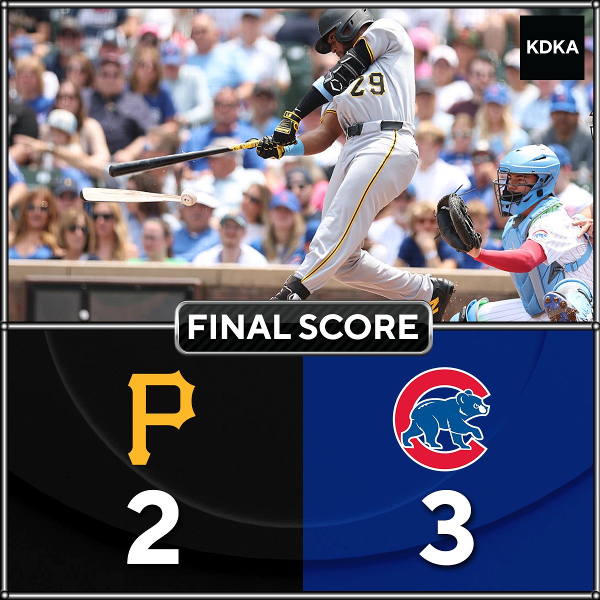 Ian Happ hit a game-ending single in the 10th inning, and the Chicago Cubs beat the Pirates 3-2 on Sunday.

RECAP: cbsloc.al/3HGZNAs