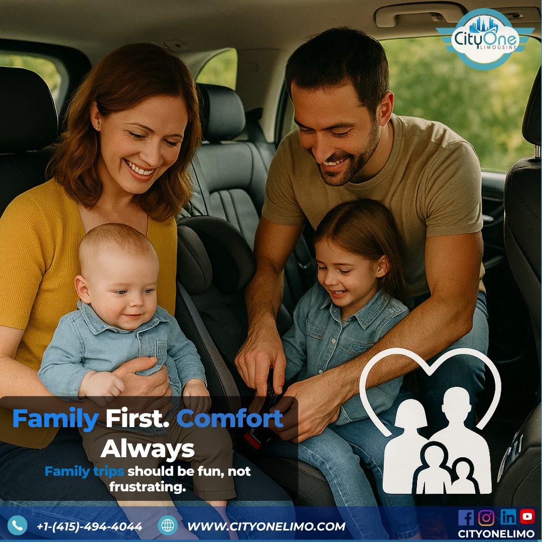 Cityonelimo's tweet photo. Family first. Comfort always.
Our family-friendly rides make every trip stress-free and safe.
ReadMore:https://t.co/Woiw1gKDgg
📞 +1-(415)-494-4044 | 🌐 https://t.co/iaCR1ddKse
#TravelWithKids #ComfortRides #FamilyTransport #blackcarservice
#privatecarservice
#chauffeurblackcar https://t.co/Ve97ymBsVb