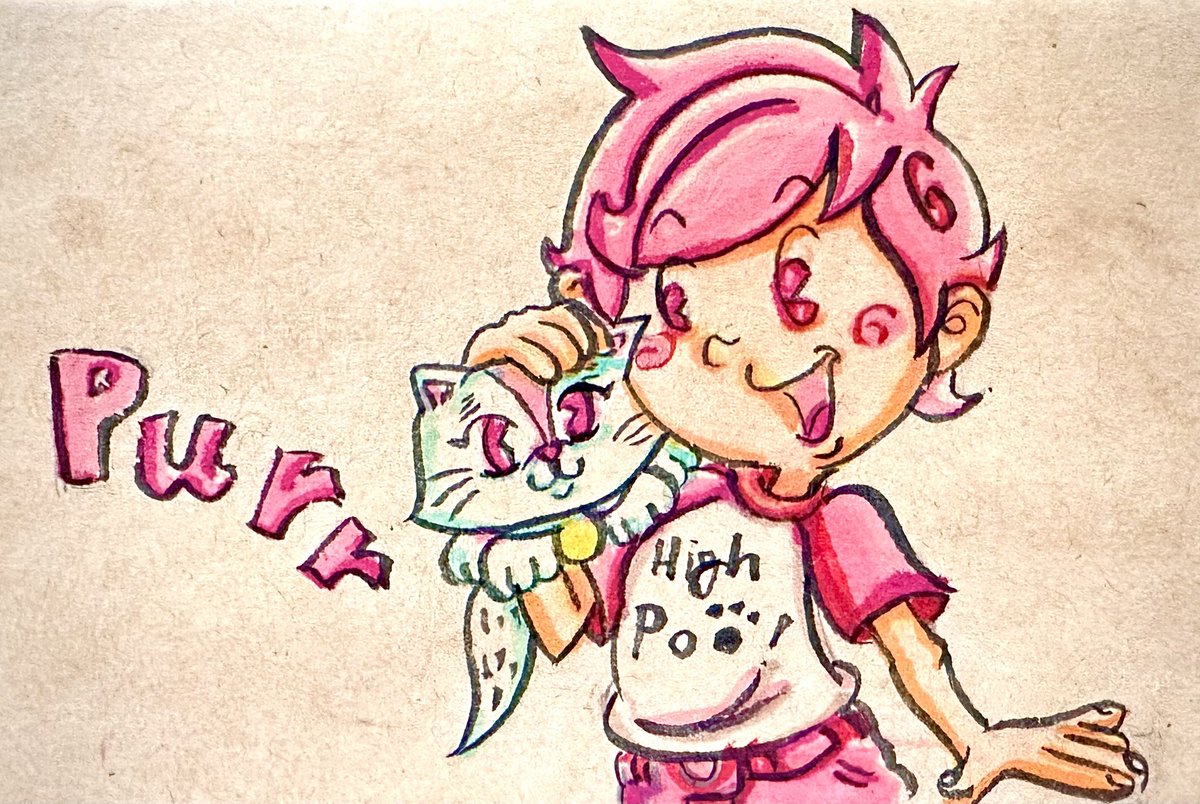 梅雨ですね。（そーですね。←いいとも風）
梅雨は、なんか体が水分吸って重い（気がしてる）し、暑いだか涼しいのかで着る服を迷うし。髪の毛、モサモサするし。
そんなこと、お構いなしに猫はよく寝てて可愛いです。
#渡部コウ　#湿度が高いと猫は眠くなるらしいです