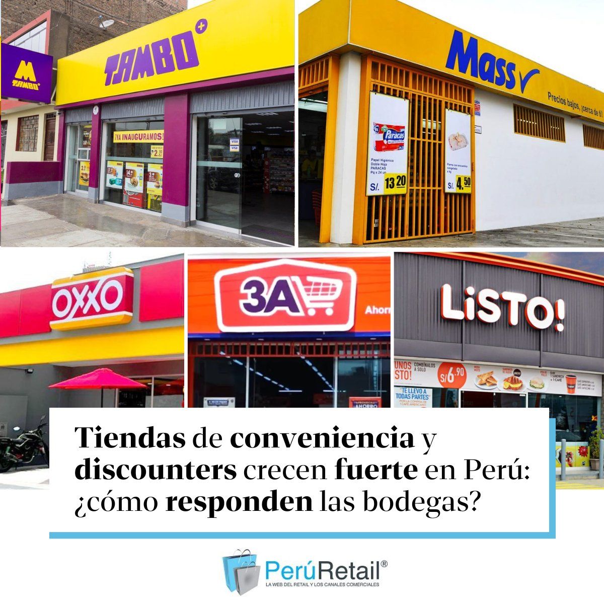 peruretail's tweet photo. 🔴🛒📈Un estudio de NielsenIQ revela el crecimiento acelerado de discounters y tiendas de conveniencia, mientras las bodegas locales ajustan su estrategia para no perder terreno. Entérate aquí. ►https://t.co/937DojR7YO
#retail #discounters #TiendasdeConveniencia #bodegas https://t.co/76UyfQSwYi