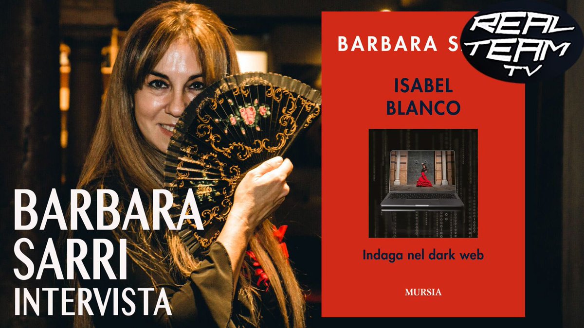 Giusy Randazzo Queen ✨ (@giusy_randazzo) on Twitter photo 📚 🎥 La mia #intervista 👉🏻 youtu.be/C-fyrVTWy24?si…
Real Team Tv intervista BARBARA SARRI
per il suo #nuovolibro “Isabel Blanco indaga nel dark Web” di #ugomursia #mursia #mursiaeditore <a href="/mursiaeditore/">Ugo Mursia Editore</a>
#giusyrandazzo #mauriziobianchini 📚 🎥 La mia #intervista 👉🏻 youtu.be/C-fyrVTWy24?si…
Real Team Tv intervista BARBARA SARRI
per il suo #nuovolibro “Isabel Blanco indaga nel dark Web” di #ugomursia #mursia #mursiaeditore <a href="/mursiaeditore/">Ugo Mursia Editore</a>
#giusyrandazzo #mauriziobianchini