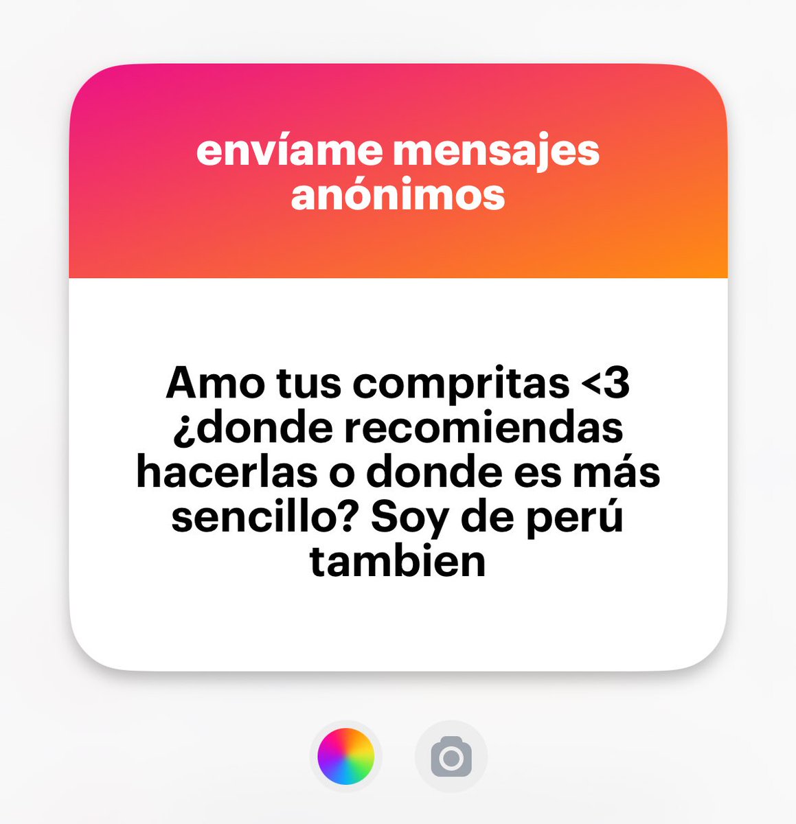 holiss, muchas gracias :3 donde sea la verdad pero si quieres algún producto en especifico me puedes preguntar al dm muak