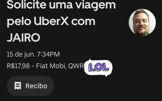 ayasfaleiro's tweet photo. Eu não sou de fazer isso, mas hoje eu e o @lo_bif tivemos a PIOR experiência com a @Uber_Brasil.

Um motorista que é um PERIGO a todos! Excedemos 100km por hora, curvas bruscas, ultrapassando sinais. 

Já fizemos a denúncia pelo app e reitero meu alerta aqui! https://t.co/zDkQmWmekq