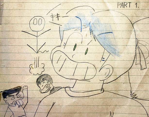 #私はここまで成長しました見た人もやる (中1)← →(今) ゲラゲラ