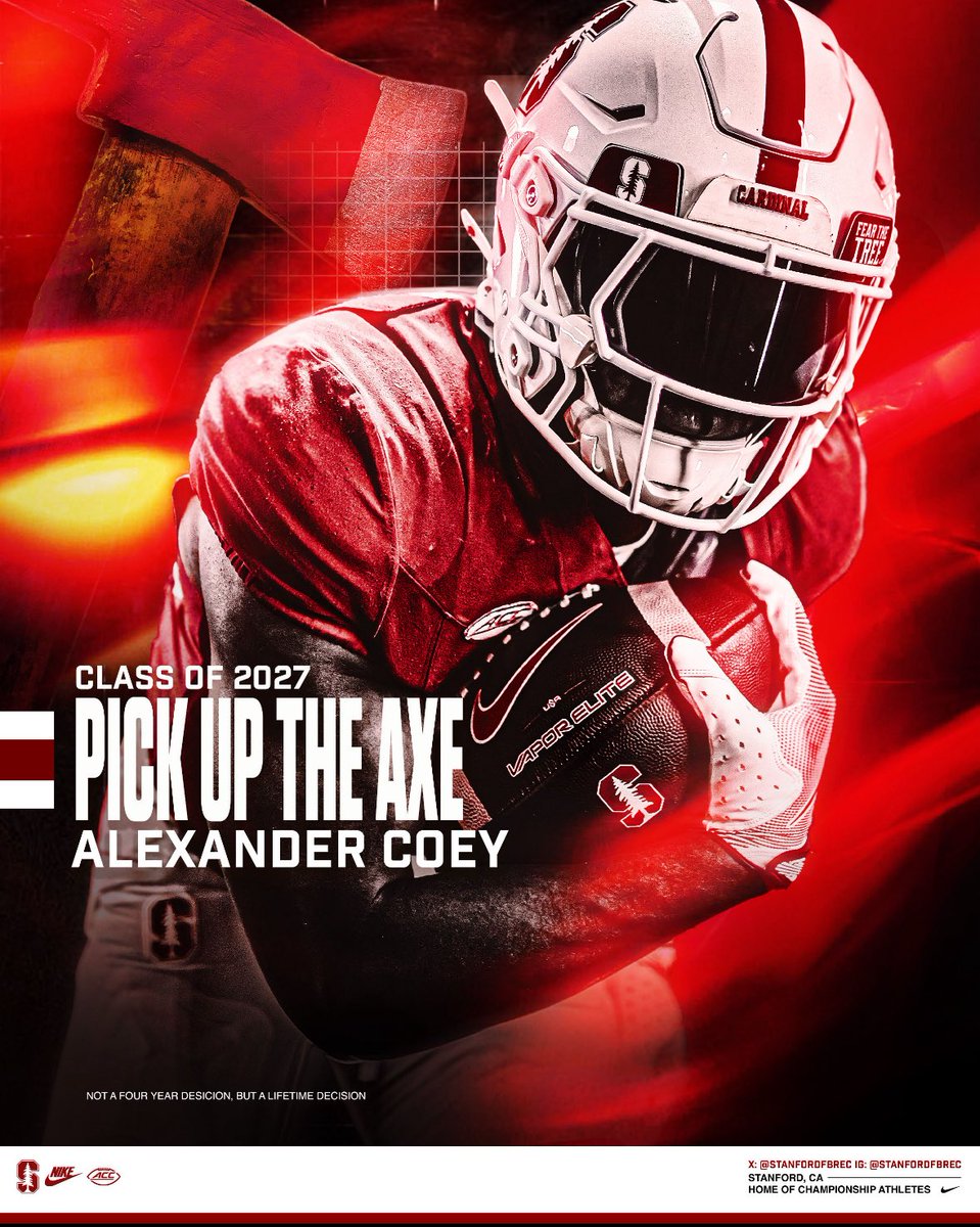 #Blessed27 ⚪️🔴🌲<a href="/StanfordFball/">Stanford Football</a> #GoCards