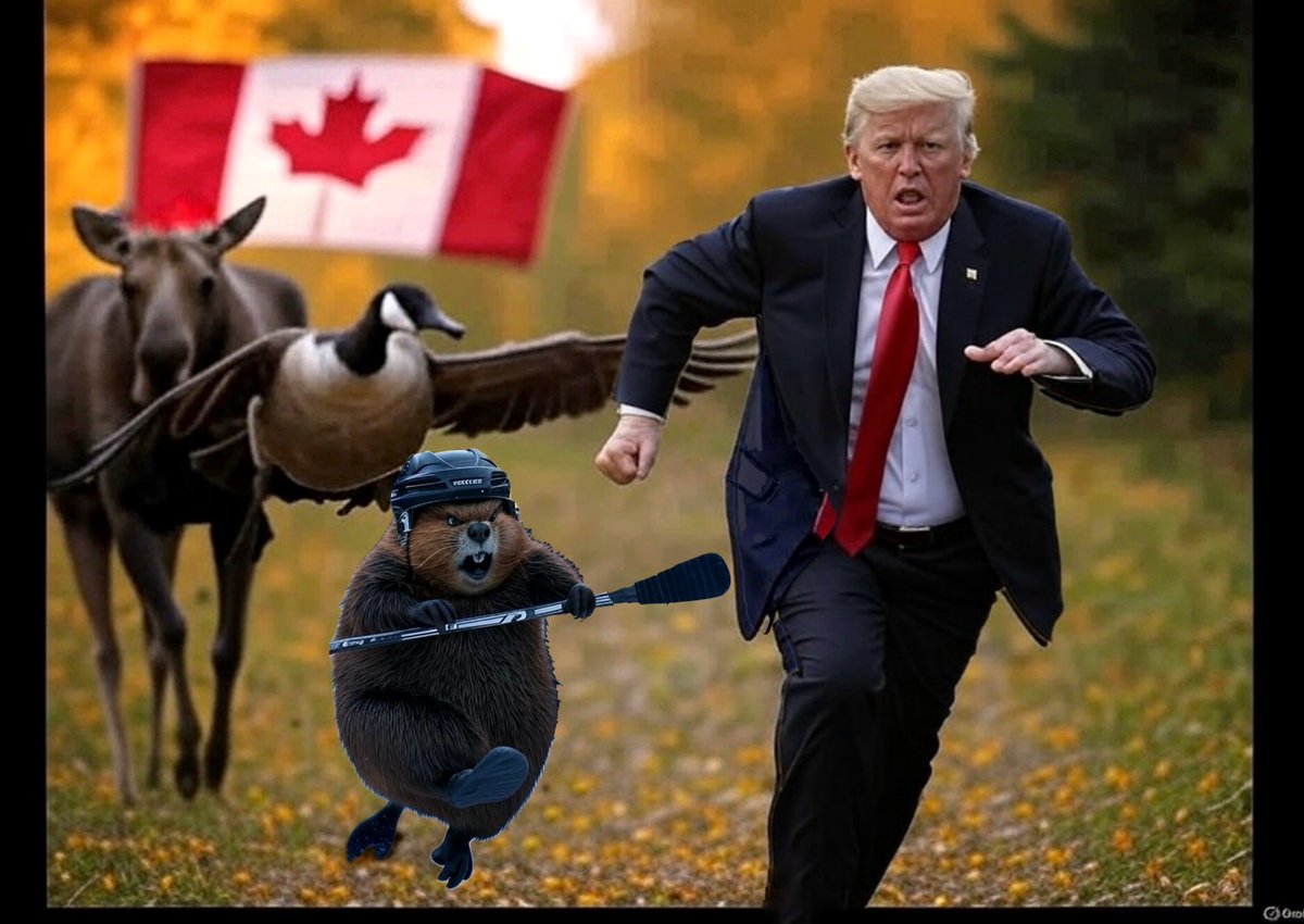JoelVinette's tweet photo. My mood right now after the G7 summit launch: get the fuck out of Canada you felon! 🇨🇦 Retweet please to make people’s day! I created the original, here’s version 2! https://t.co/XbXwn5CnII
